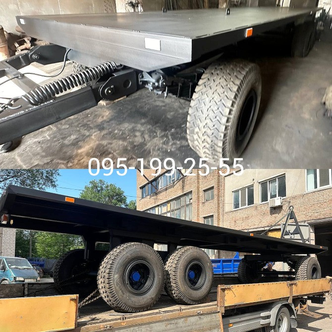 Причіп-платформа 3ПТС-20 (контейнеровоз). Причіп-платформа 3ПТС-12 Дніпро - зображення 1