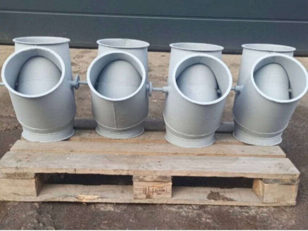 Клапан самотечный двойной Ø200 мм/200 мм/200 мм Киев - изображение 6