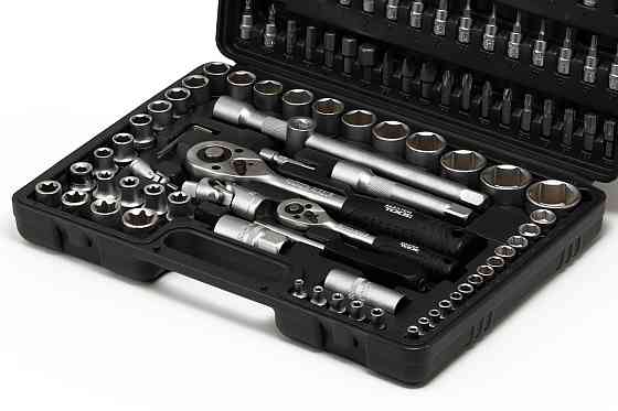 Набор инструментов MASTERTOOL ¼"&½" 108 шт 4-14 мм 10-32 мм кейс 78-7108 Харків