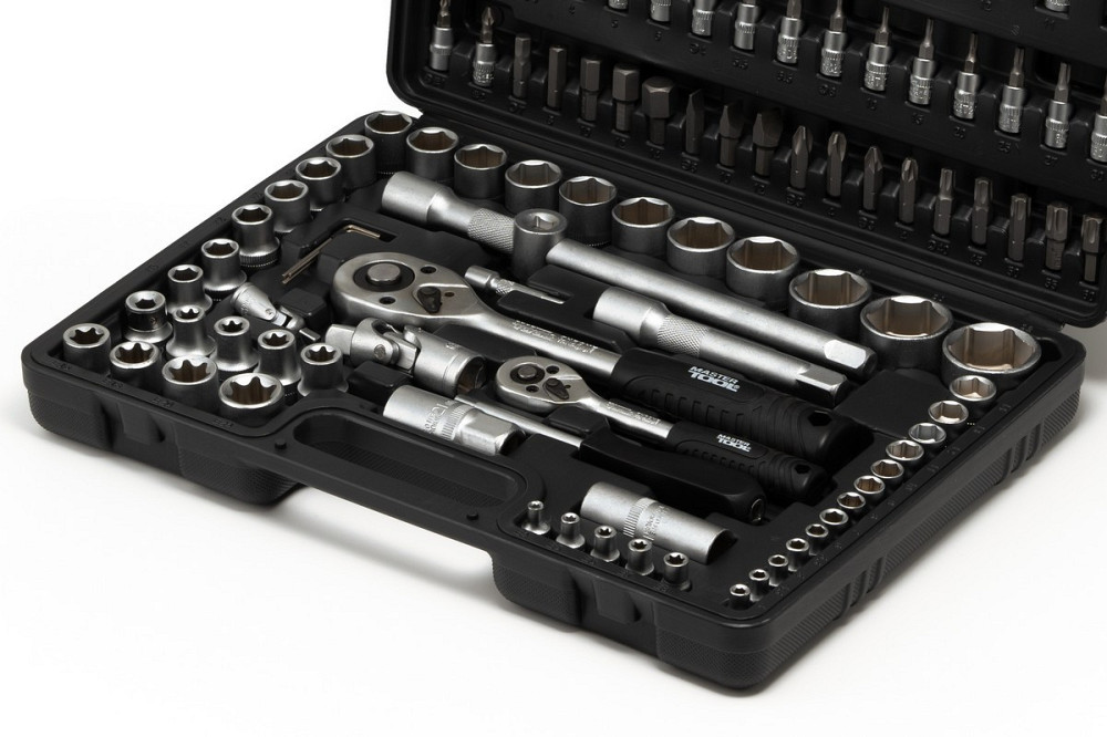 Набор инструментов MASTERTOOL ¼"&½" 108 шт 4-14 мм 10-32 мм кейс 78-7108 Харьков - изображение 3