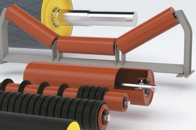 Ролик конвейерный д. 57 - длина 400 мм на рольганг Київ - зображення 1