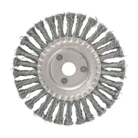Щетка дисковая MASTERTOOL из плетеной проволоки Ø 180х22.2 мм 19-9018 Харьков