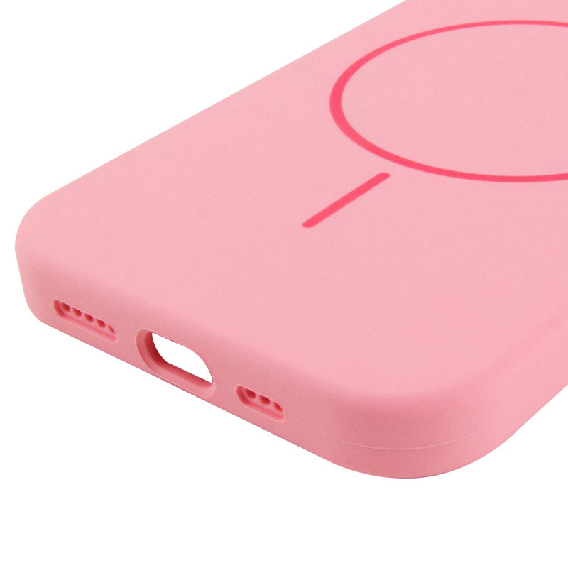 Чехол Silicone Case Full Protective (AA) NO LOGO with MagSafe для Apple iPhone 14 (6.1") Херсон - зображення 5