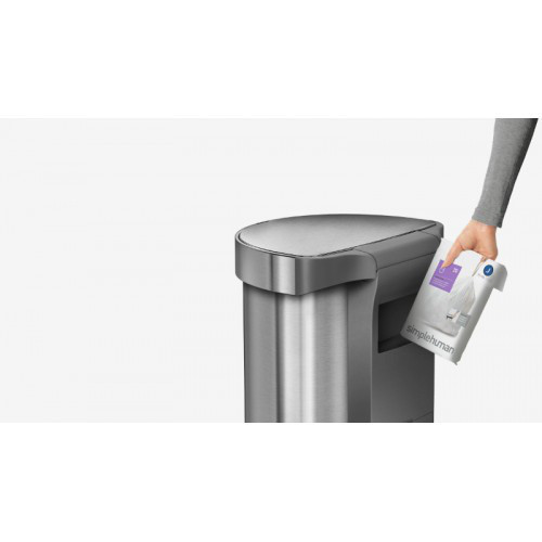 Урна полукруглая сенсорная FPP с карманом для мешков, 45 л Киев - изображение 8