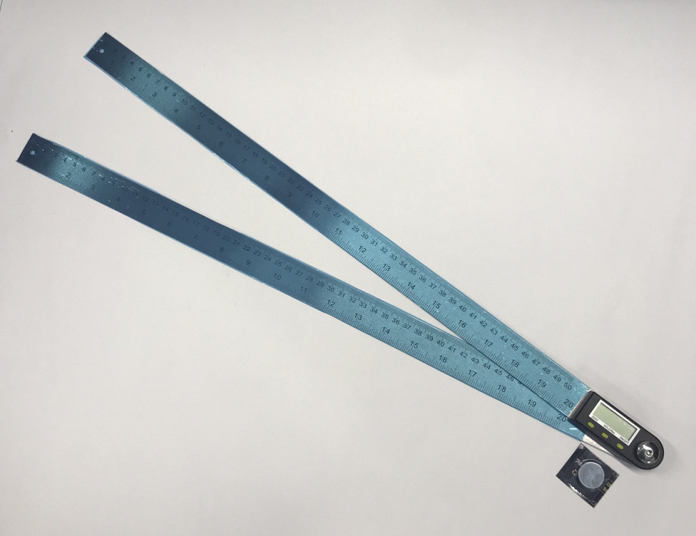 Угломер для измерения углов цифровой с линейкой 500 мм PROTESTER 5422-500 Харків - зображення 4