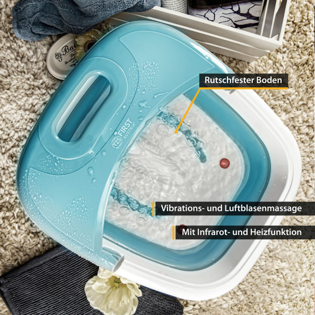 Массажная ванночка для ног First FA-8116-2-BL 450 Вт голубая Киев - изображение 4
