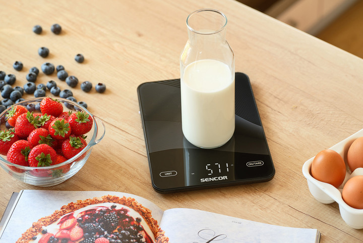 Весы кухонные Sencor SKS7700BK 10 кг черные Київ - зображення 7