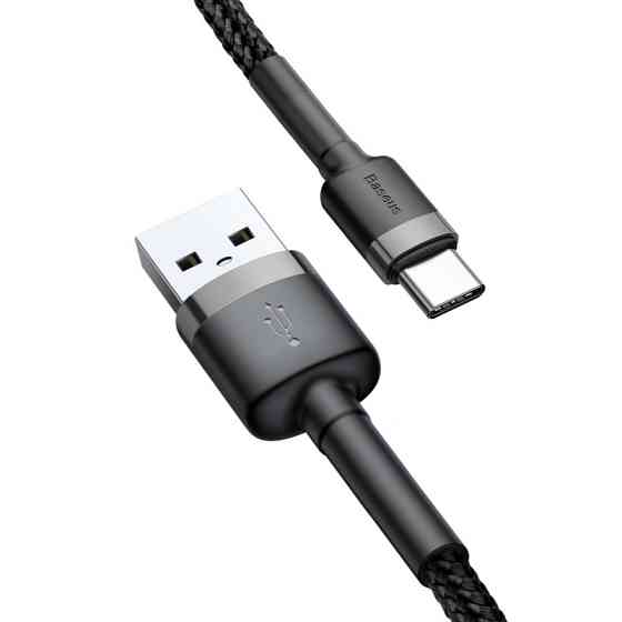 Дата кабель Baseus Cafule USB to Type-C Cable 3A (0.5m) (CATKLF-A) Херсон