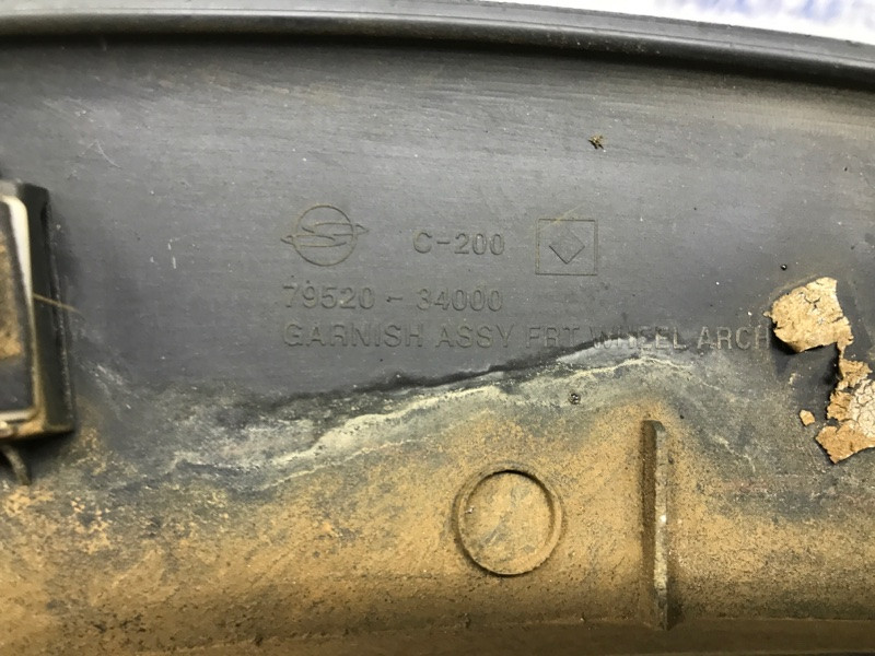 Накладка крыла SsangYong Korando C200 2.0 DIESEL 2010 перед. прав. (б/у) Київ - зображення 7