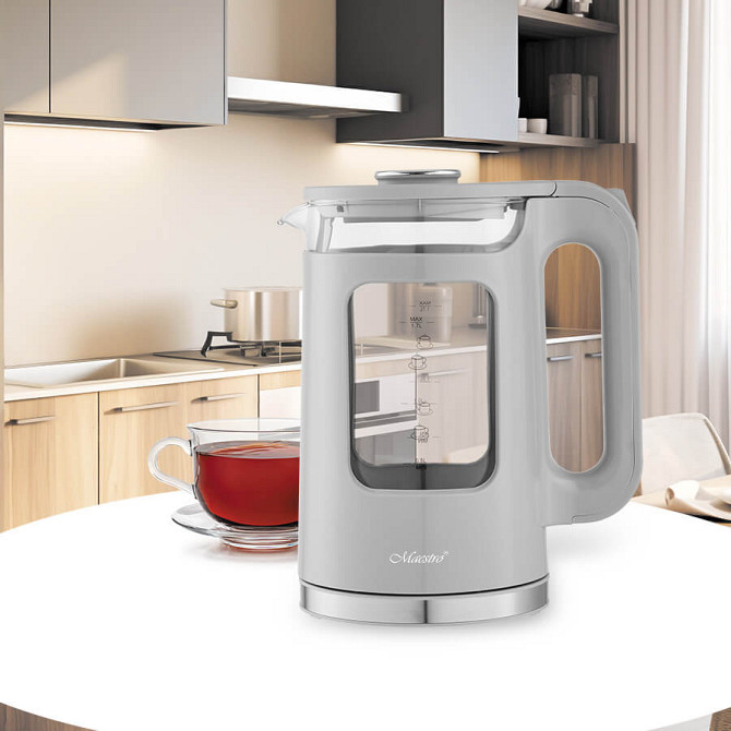 Электрочайник Maestro MR-065-Grey 1.7 л серый Київ - зображення 1