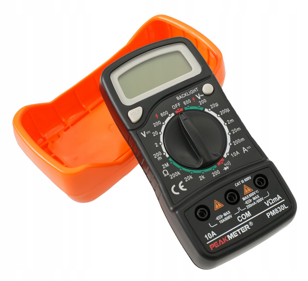 Цифровой мультиметр тестер c подсветкой экрана PeakMeter PM830L Харьков - изображение 10