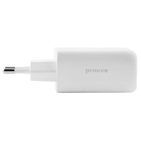 Мережевий зарядний пристрій Proove Silicone Power 2 45W (Type-C + USB) White (WCSP24110002) Харків - зображення 3