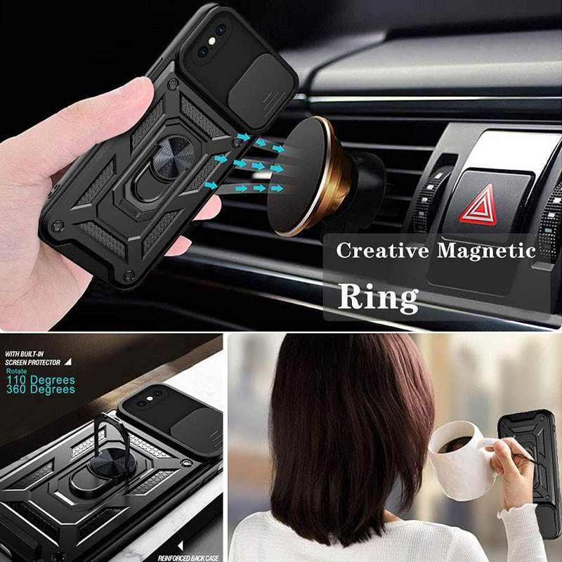 Ударопрочный чехол Camshield Serge Ring для Apple iPhone XS Max (6.5") Херсон - изображение 10