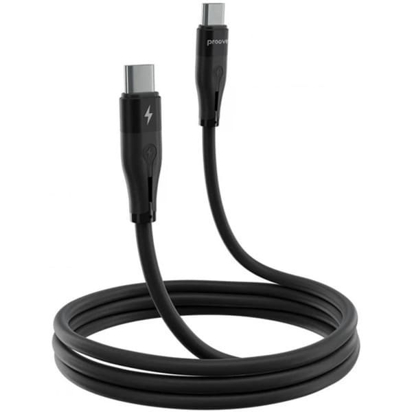 Кабель Proove Soft Silicone Type-C to Type-C 60W 1m Black (CCSO60002201) Харків - зображення 2