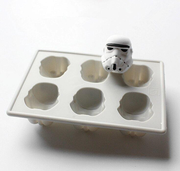 Силиконовая 3 форма для льда Шлем Штурмовик (код 00394) Київ - зображення 4