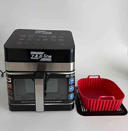 Аэрогриль мультипечь на два тэна с силиконовой формой Zepline ZP-00343 13 л 4200 Вт Київ