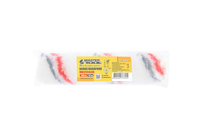 Валик малярный MASTERTOOL Multicolor 15/150/11 мм Ø 6 мм 92-4702_Р Харків - зображення 3