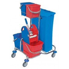 Тележка для уборки 4 ведра Київ - зображення 1