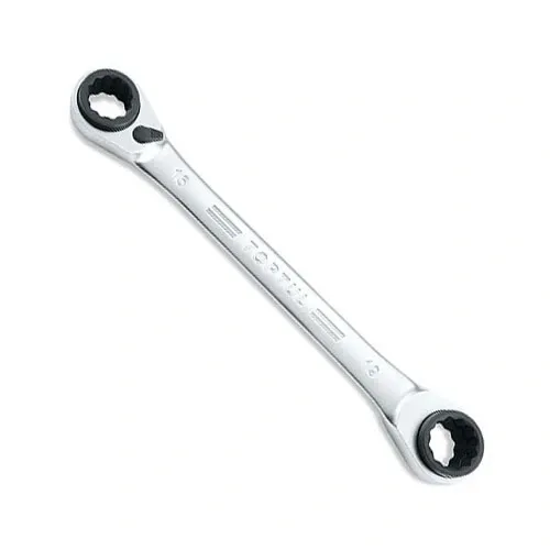 Ключ накидной с двойной трещоткой 72 зубца Pro-Series 12x15-14x13мм TOPTUL ABAD1215 Харьков