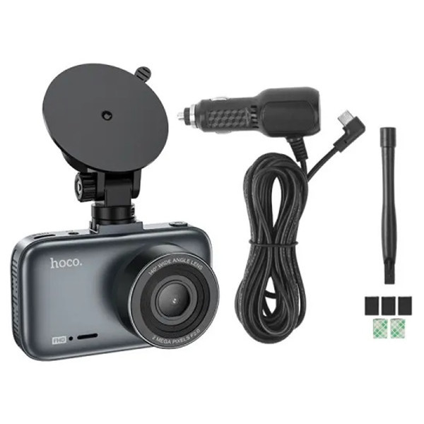 Автомобільний відеореєстратор Hoco DV5 Driving recorder with 3-inch display Iron gray (Код товару:39 Харьков - изображение 6