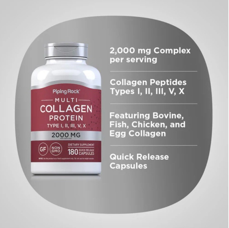 Мульти колаген з протеїном (I, II, III, V, X типу), 2000 мг США. Тернопіль - зображення 6