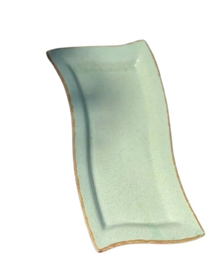 Блюдо для подачі Декор Кераміка Азія Brown loft Pistachio КЛФ-105 фісташкове Киев - изображение 1