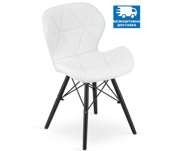 Стілець Стар В м'який екошкіра біла Днепр - изображение 1