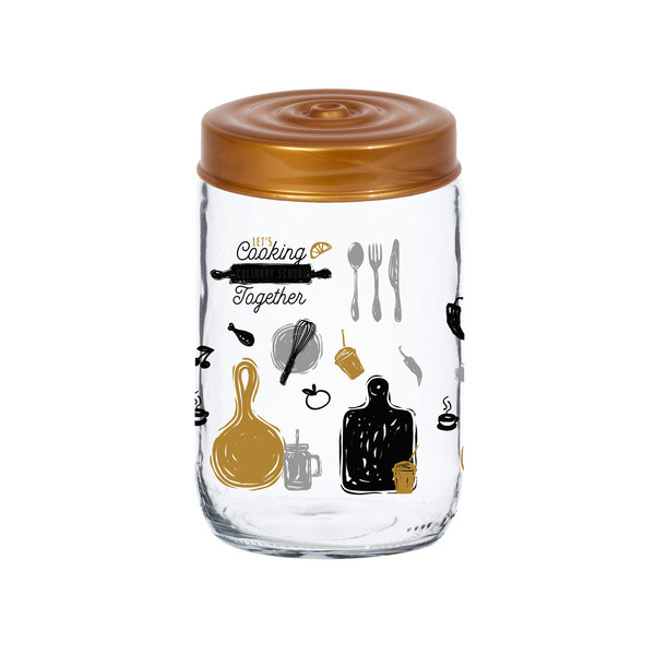 Банка для зберігання Herevin Let's Cooking 171441-066 600 мл Київ - зображення 1
