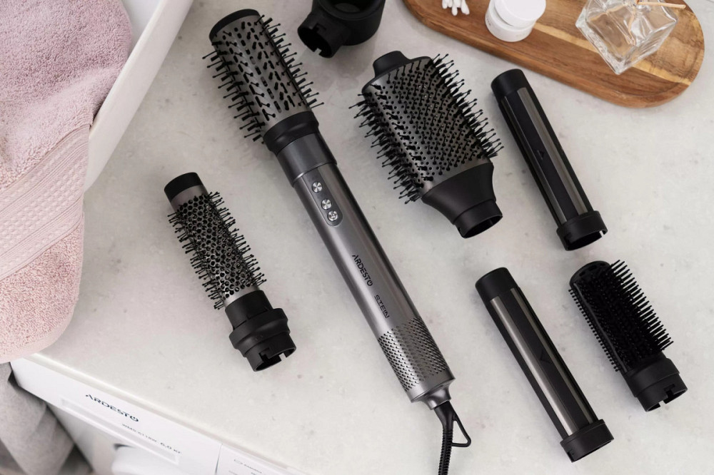 Стайлер для волос Ardesto Stein HD-Y1000BRST 1400 Вт серый Київ - зображення 9