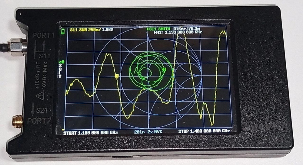 Антенна 1190-1300/1330-1380 МГц 13 дБ, до 50 Вт, RG-58U 120 см, SMA-male, YP111213 Дніпро - зображення 2
