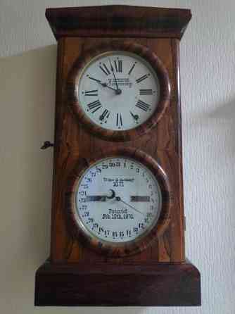 Антикварний настінний годинник W. Strauch, Петербург, XIX століття Киев