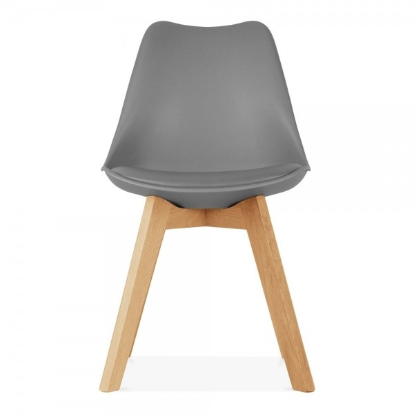 Стул Тор мягкий обеденный серый Дніпро - зображення 2