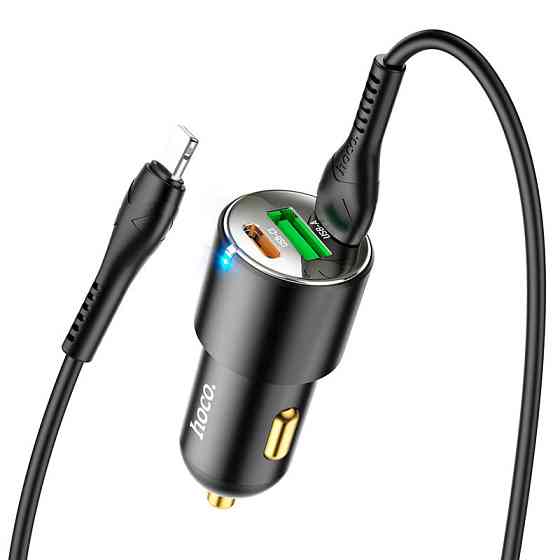 АЗУ Hoco NZ6 PD45W (2Type-C/1USB) + Type-C to Lightning Херсон