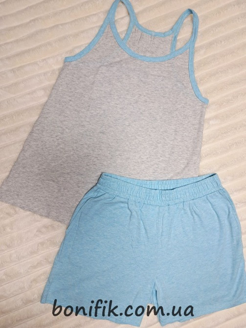 Комплект женской пижамы (майка+шорты) из коллекции "Mia" (арт. LPK 4070/24/01) Кривий Ріг - зображення 2