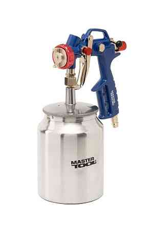 Краскопульт пневматический MASTERTOOL HP FEED НАЛБ 1000 мл Ø 1,5 мм круглый/плоский факел 160-220 л/ Харьков