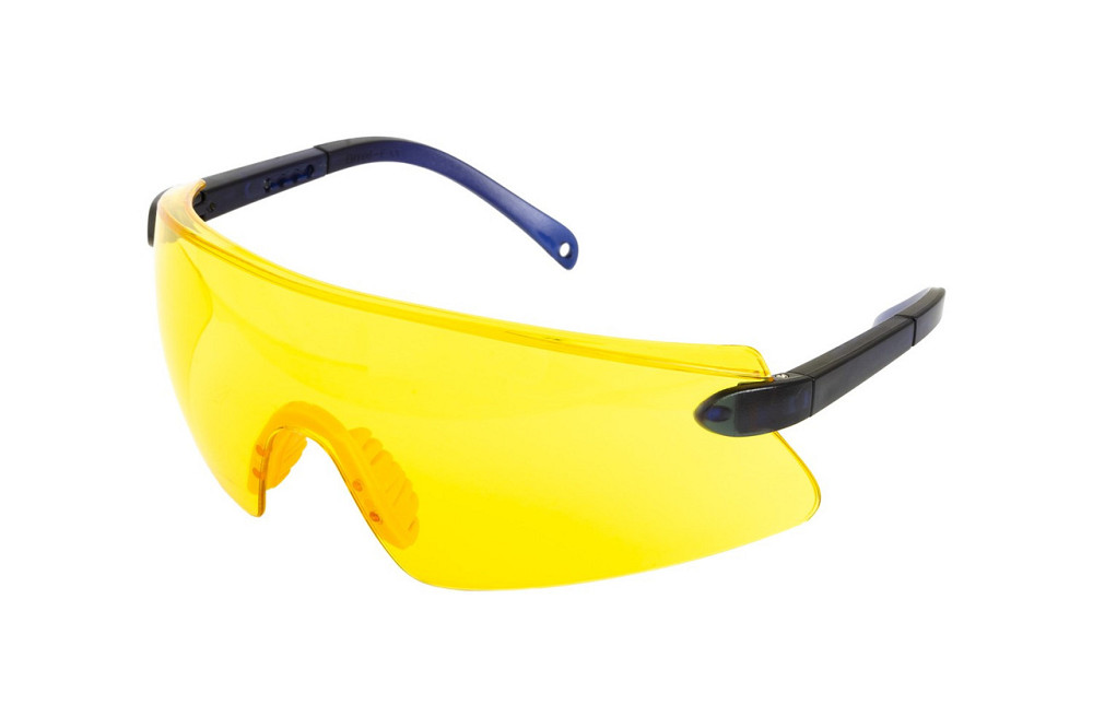 Очки открытые MASTERTOOL панорамная линза ANTI-SCRATCH мягкий носоупор регулируемые дужки l-класс же Харьков - изображение 1