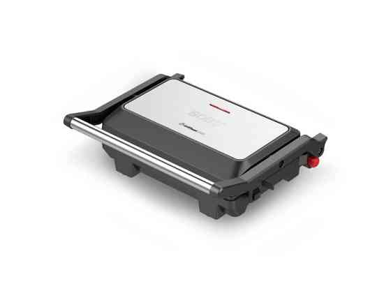 Гриль контактный SOGO SS-7128 1000 Вт серебристый Київ
