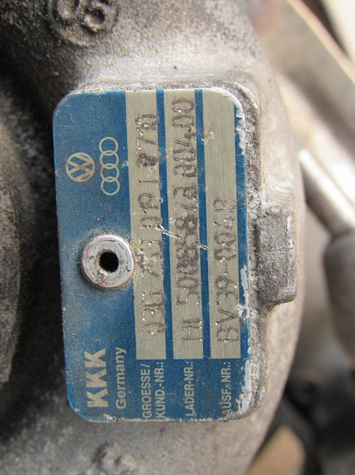 Турбина VW Caddy 1.9 tdi 2004-2010 (03G253019j) Ковель - зображення 6