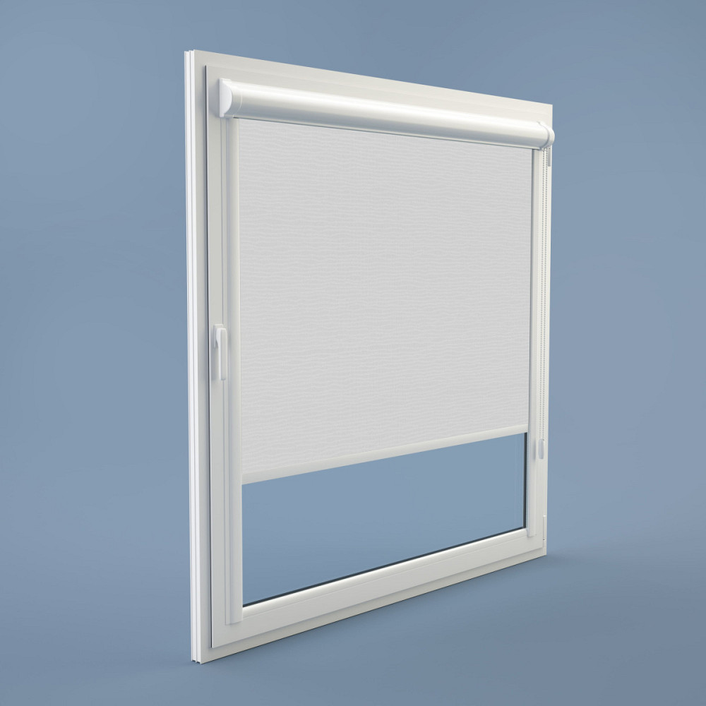 Рулонна штора Rolets Бамбус 2-320-2100 210x170 см закритого типу Біла Київ - зображення 1