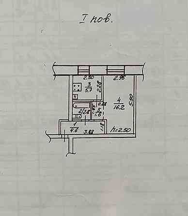 Продам 1-к квартиру в кирпичном доме, низ пр. Мазепы / Караваева Дніпро