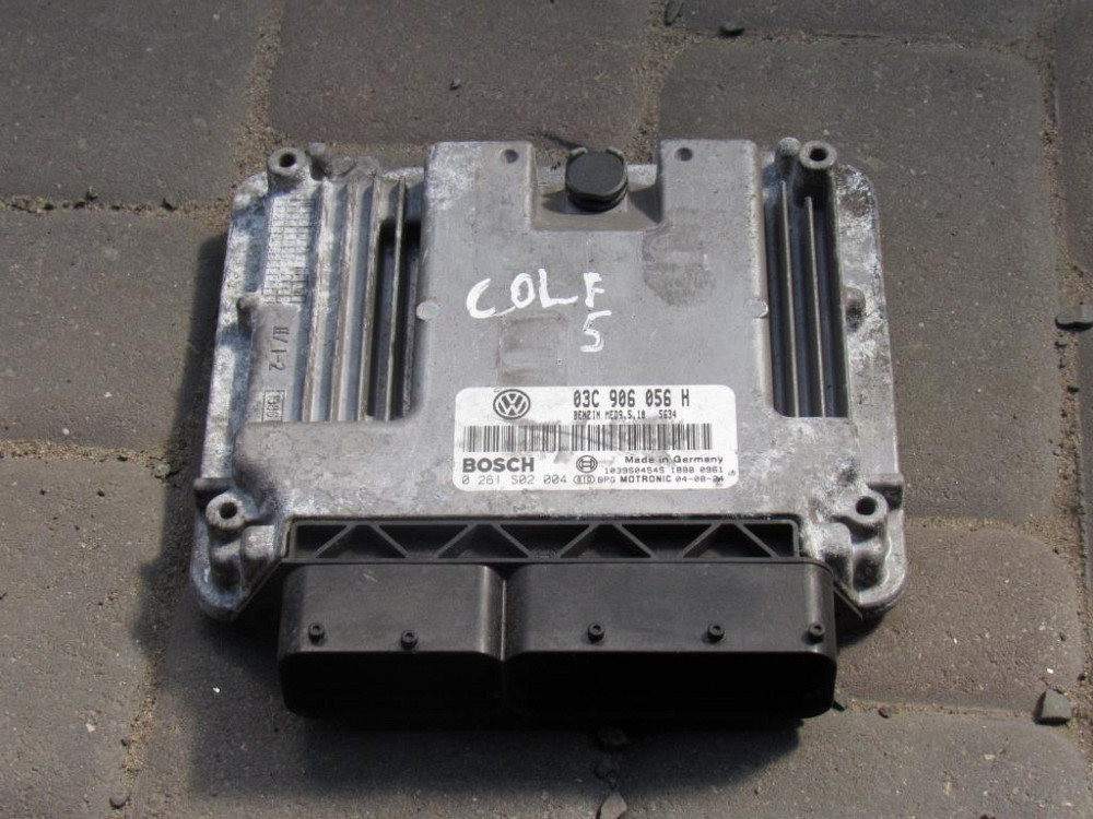 Блок управления двигателем VV Golf 5 1.4 FSI 2003-2008 (03C906056H) Ковель - зображення 1