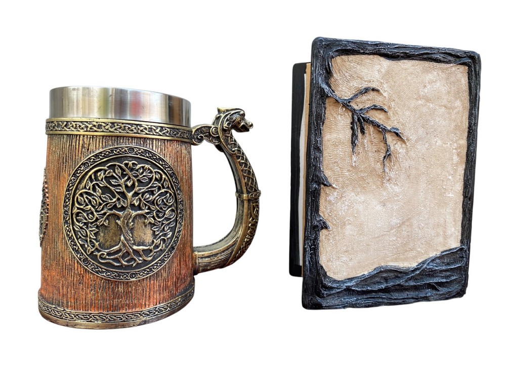 Подарочный набор Кружка 3 Викинг и Дракон и Блокнот 3 «Тень Ворона» Київ - зображення 4