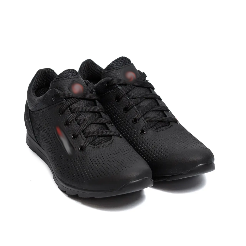 Мужские кожаные летние кроссовки, перфорация SB black Київ - зображення 2