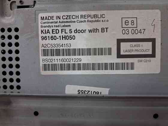 Магнитофон Kia Ceed ED 1.6 DIESEL D4FB 2006 (б/у) Киев