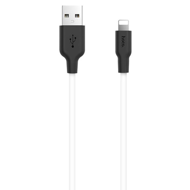 Дата кабель Hoco X21 Plus Silicone Lightning Cable (1m) Херсон - зображення 2