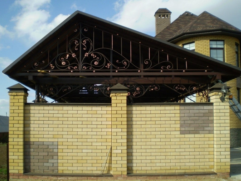 Будь-які види навісів з полікарбонату, профнастилу та металочерепиці. Кривой Рог - изображение 1