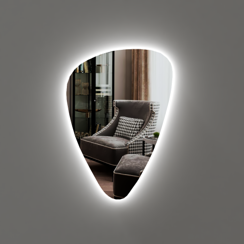 Дзеркало з LED підсвічуванням 850 х 610 мм. Київ