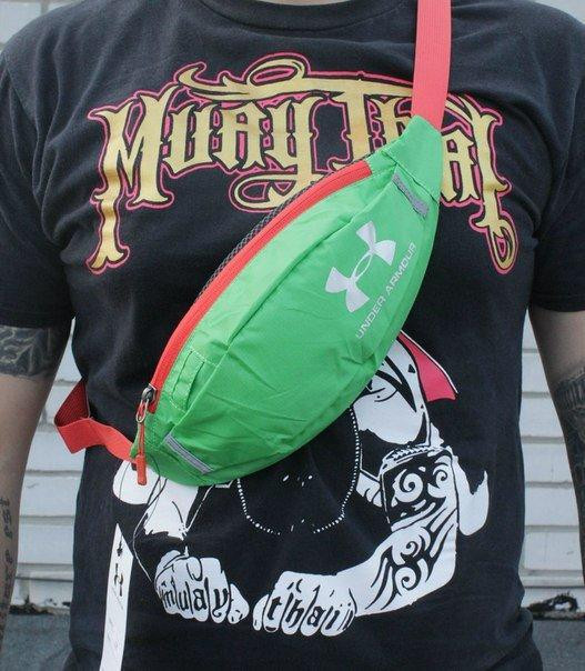 Поясная сумка Under Armour (зеленая) сумка на пояс Київ - зображення 9