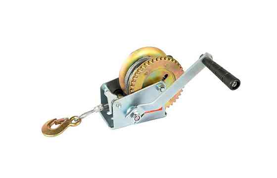 Лебедка барабанная MASTERTOOL 454 кг трос 10 м 86-8145 Харків