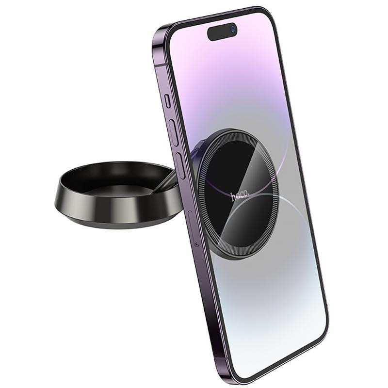 Автодержатель Hoco H83 Metal ring magnetic (center console) Херсон - изображение 2
